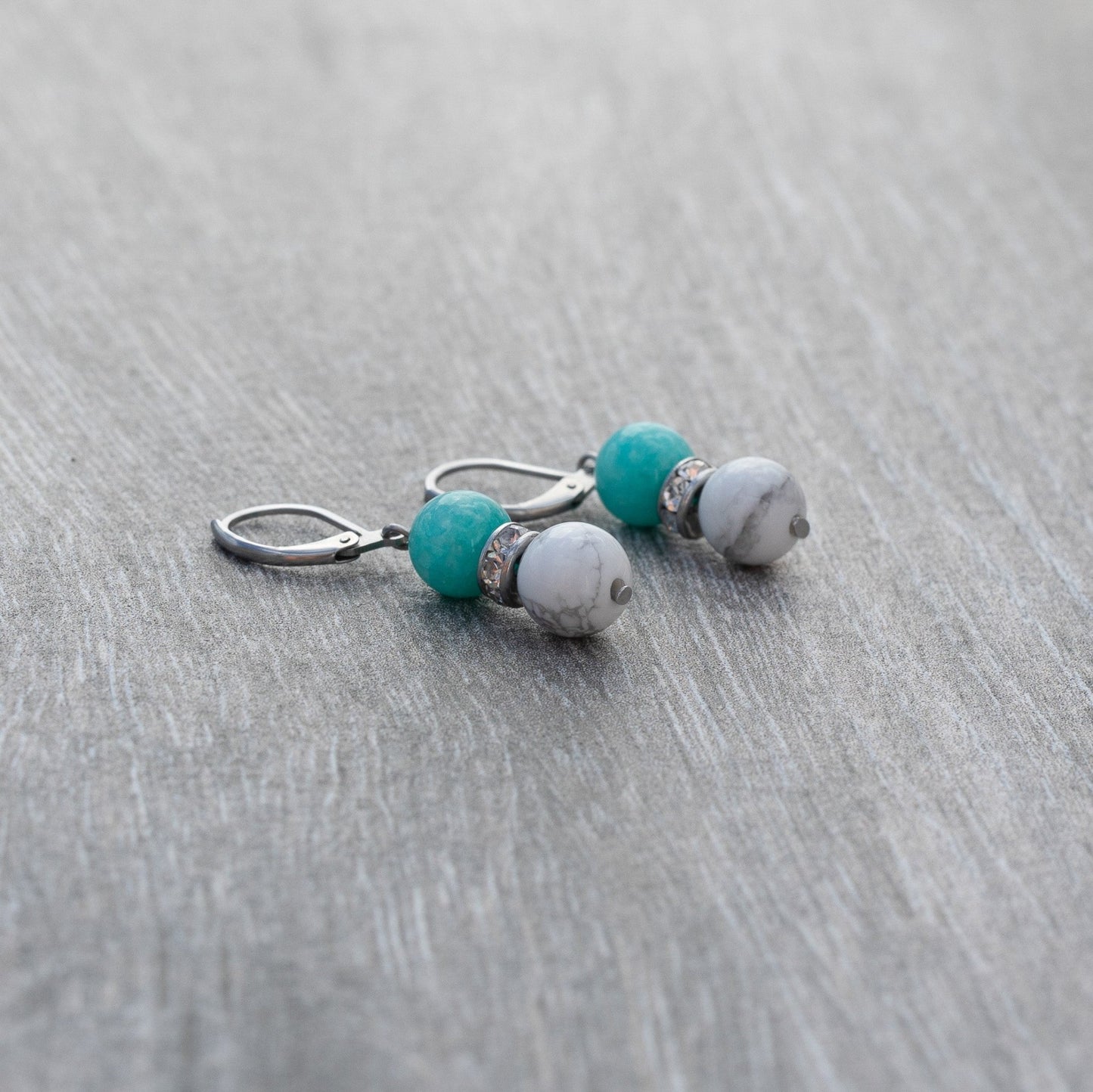 Duo boucles d'oreilles Jade - Ovie Bijoux