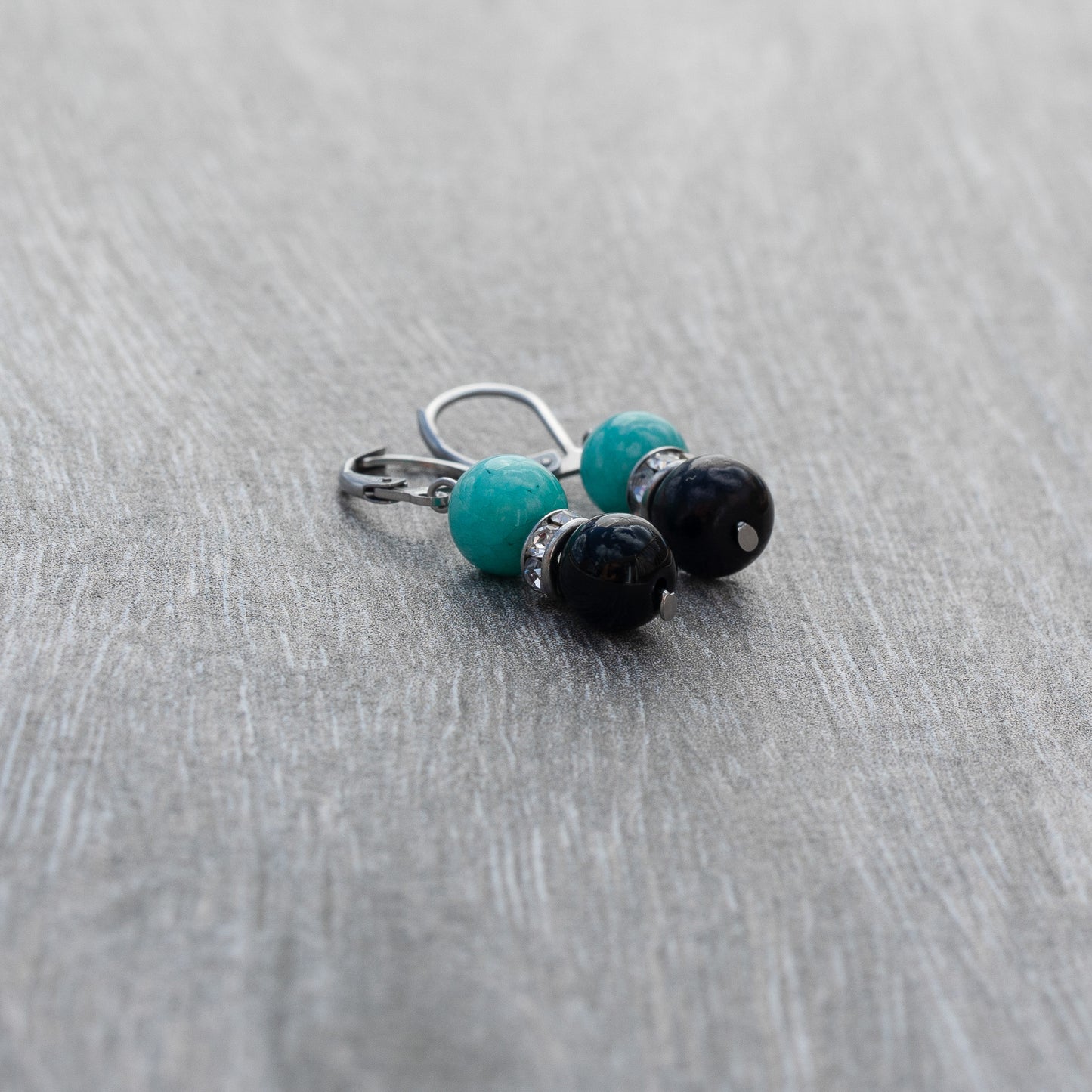 Duo boucles d'oreilles Jade - Ovie Bijoux