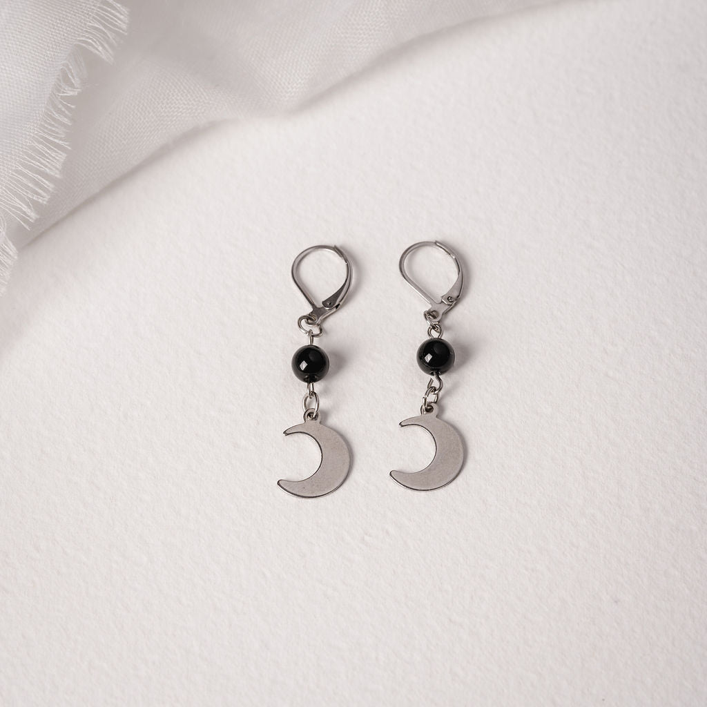 Boucles d'oreilles en onyx - Flare