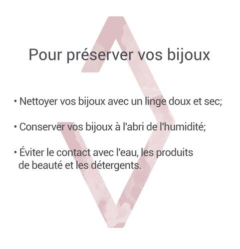 
                      
                        Comment préserver les bijoux Ovie Bijoux (bracelets, colliers et boucles d'oreilles
                      
                    